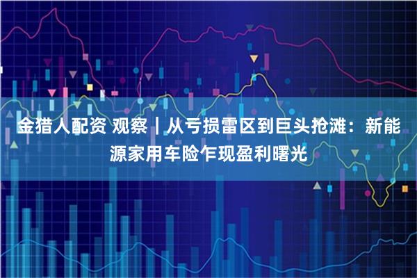 金猎人配资 观察｜从亏损雷区到巨头抢滩：新能源家用车险乍现盈利曙光