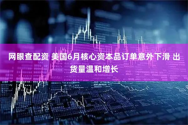 网眼查配资 美国6月核心资本品订单意外下滑 出货量温和增长